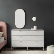 Inca Six Drawers - White