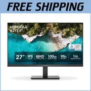 Ultra-Thin 27 Inch QHD Monitor - FreeSync, G-Sync, Eye-Care Technology