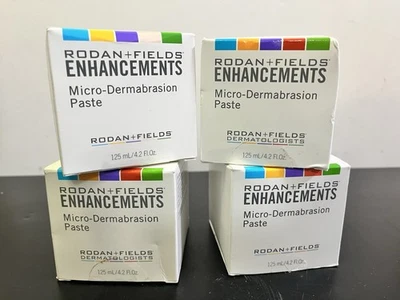LOT OF 4 Rodan + Fields Micro-Dermabrasion Paste 125 mL 4.2 Fl oz New Sealed