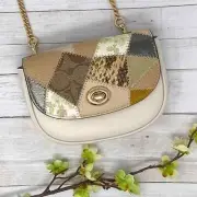 Coach Mini Belt Bag With Patchwork Leather Convertible Crossbody 89962 New