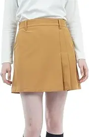 [アドミラル] Admiral Golf ADLA270 Women's Tennis Skirt, Side Tuck, Basic Skirt, Camel, L
