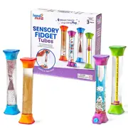 hand2mind Sensory Fidget Tubes Set of 4 ADHD Autism Aid Tool Shake Tubes