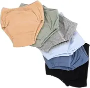 ROMISBABA 6pcs Newborn Baby Training Pants Soft Breathable Diaper Shorts for Boys Girls for Potty Training Reusable Cotton Training Pants