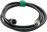 HangTon Machine Vision Sensor Barcode Reader Automation Ethernet Network Adapter Cable, M12 8 Pin X-Coded Male to 8-Pole X-Coding Female for Basler Cognex Kathrein Keyence Baumer Datalogic 1M