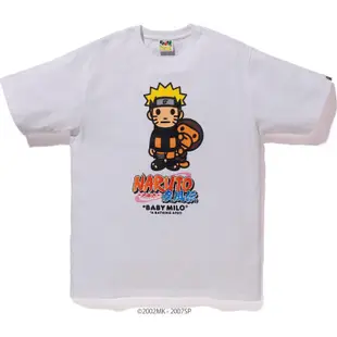 沐浴 APE X NARUTO T 恤 BABY MILO