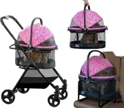 PET GEAR 360 VIEW, 3-IN-1 TRAVEL SYSTEM STROLLER/CARRIER/BOOSTER SEAT-FREE SHIP