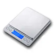 2000g x 0.1g Digital Electronic Balance Weight Scale(Silver)