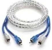 Directed Electronics DEI 64025 Silver Series RCA 20Ft Interconnect Audio Cables