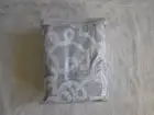 Organic Bamboo Fibre Waving Ribbon Printed Cooling Sheet set in Queen Size