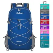 Lightweight Hiking Backpack Bag - 40L Traveling Camping Backpack Dark Blue