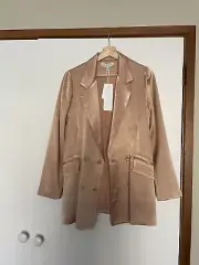 Shona Joy - La Lune Double Breasted Blazer - Desert Rose - Size 8