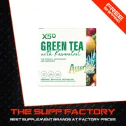 X50 Green Tea Resveratrol 60 serve ASSORTED Flavour | Fat Burner Detox Energy