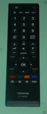 Toshiba Remote Control CT-90329 for 22AV700A 26AV700A 32AV700A 40CV700A 40RV700