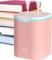 Air Humidifier, Cool Mist Humidifiers, Humidifier For Plants, 2L Capacity USB Personal Desktop Humidifiers For Baby Bedroom Travel Office Home, Auto Shut-Off, 2 Mist Modes, Super Quiet