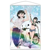 NEW Super Cub Koguma x Reiko B2 Tapestry Wall Scroll Official Japan