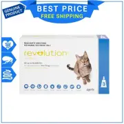 REVOLUTION (SELAMECTIN) FOR CATS 3 Pipettes 2.6 to 7.5 Kg