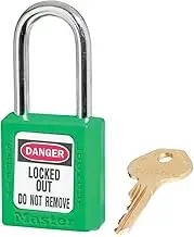 Master Lock 410 KD Safety Padlock, Green