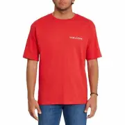 Volcom Men's T- Shirt ~ Volcom Stone red