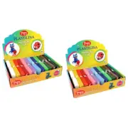 Plastilina Reusable and Non-Drying Modeling Clay Gift Set; Set of 48 Bars, 1....