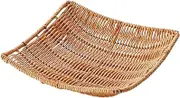 ABOOFAN Practical Snack Basket Woven Storage Tray for Fruits Snacks Multi Functional Container for Home Decor Organization Material for Kitchen Dining
