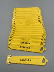 LOT (20) Stanley Double Sided Pull Cutter Yellow NEW UNUSED - U Get All 20