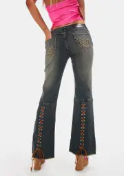 [Generation Kiss] Jaida Lace-Up Jeans
