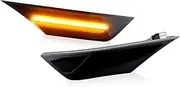 Side Mirror Indicator For 10th Generation For Civic 2016-2020 2piece Dynamic LED Turn Signal Repeater Light Flashing Side Marker Lamp Dynamic Sequential Blinker(NO Dynamic Smoked)