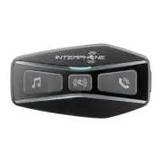 INTERPHONE UCOM 4 SLIM LOOK SINGLE UNIT BLUETOOTH MOTORCYCLE INTERCOM HEADSET