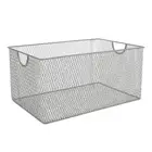 Mesh Wire Storage Basket for Shelves, Pantry Organization, and Kitchen - Mult...