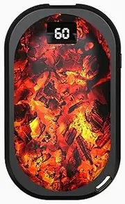 Hand Warmer Rechargeable, 3600mAh Electric Portable Pocket Heater with Power Bank Function, Gifts for Friends and Families, 12Hrs Long Lasting, 3 Heat Levels, for Arthritis, Camping, Hunting
