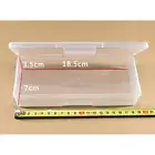 Clear Plastic Storage Box Jewelry'Craft Nail Beads Container Organizer Case T.zh
