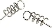 Totority 50Pcs Spring Lock Pins for Fishing Gear Durable High Fasteners for Lure Baits Easy to Fix and Disassemble Lightweight Accessories for Outdoor Fishing