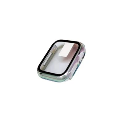 For Apple Watch iWatch Series SE 44mm Rainbow Screen Protector Case Full Cover