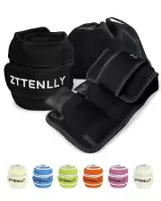 Adjustable Ankle Weights for Women Men and Kids | 1 Pair 5 10 15 18 20 Lbs Le...