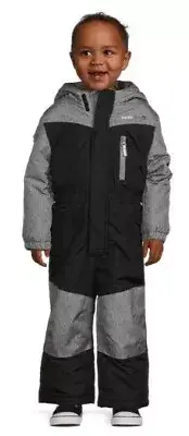 Swiss Tech Toddler Unisex Snowsuit with Hood 4T Black Soot