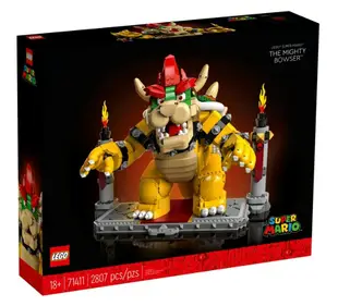 【LEGO 樂高】 磚星球〡 71411 瑪莉歐系列 巨大庫巴 The Mighty Bowser™