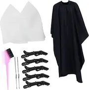 Healeved Hair Coloring Kit Pcs Silicone Highlighting Tools Dyeing Cap Brushes for Home Professional