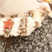 Christmas Ornament Plush Snowman for with Scarf and Hat Miniature Figurine