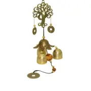 Wind Chimes Outdoor Fortune Tree Metal Bells Feng Shui WindChimes for Lucky H...