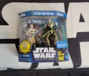 Obi-Wan Kenobi General Grievous STAR WARS Destroy Malevolence The Clone Wars MIB