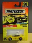 1995 MATCHBOX SUPERFAST NEW LOOK - YELLOW - MITSUBISHI SPYDER
