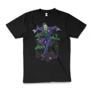 DC Comics The Joker Haha Batman Superhero T-Shirt Unisex Cotton Tee Black