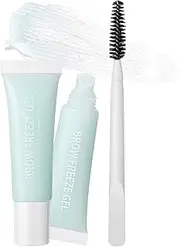 Gel for Eyebrows | Brow Fixing Glue | 12Ml Waterproof Long-Lasting Natural Quick Dry Gel with Brush for Party Casual Women Wedding Festival Daily Travel Girls