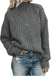 [Generic] Womens Cropped Front Two Pocket Snap Knitting Loose Fashion Solid Sweater Sweater Checke Coat