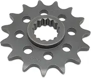 QASULER 520 14T 15T 16T 17T Motorcycle Front Sprocket for 350 400 600 620 625 640 660 690 LC4 SC SX EGS-E LSE SMC Duke Enduro SM Rally Motorbike Chain Drive Sprocket(15T)