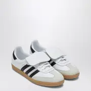 [adidas Originals] Sneaker Samba LT Cloud White/Core Black/Gold Metallic 10 UK Pink