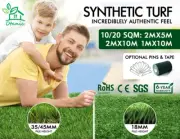 OTANIC Artificial Grass Synthetic Turf Fake Lawn 10-20SQM Plant 18Mm 35Mm 45Mm