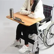 Tray Table Thickening Widening Elderly Disabled Eating Tray Table,Wood Lap Tray, Lap Tray Table Accessories ￡
