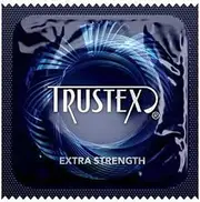Trustex Extra Large with Brass Lunamax Pocket Case, XL Lubricated Latex Condoms-24 Count