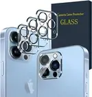 Fits for iPhone 13/Pro/Max/12 Mini 2pcs Glass Lens Protectors, [Work with Cases]
